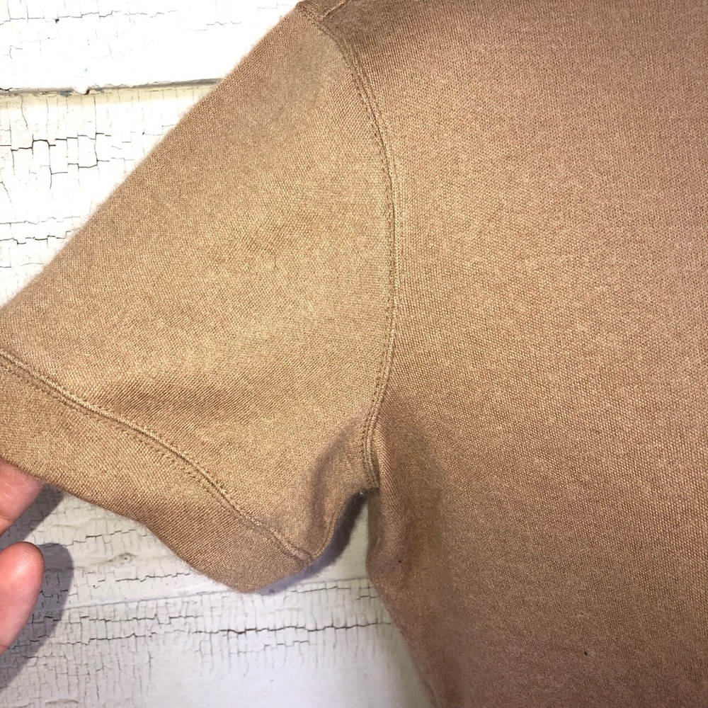 GIORGIO ARMANI 100%cashmere camel color sweater - Picture 6 of 7